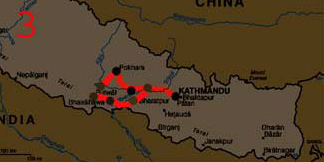 Nepal map